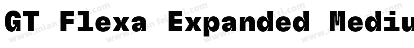 GT Flexa Expanded Medium字体转换